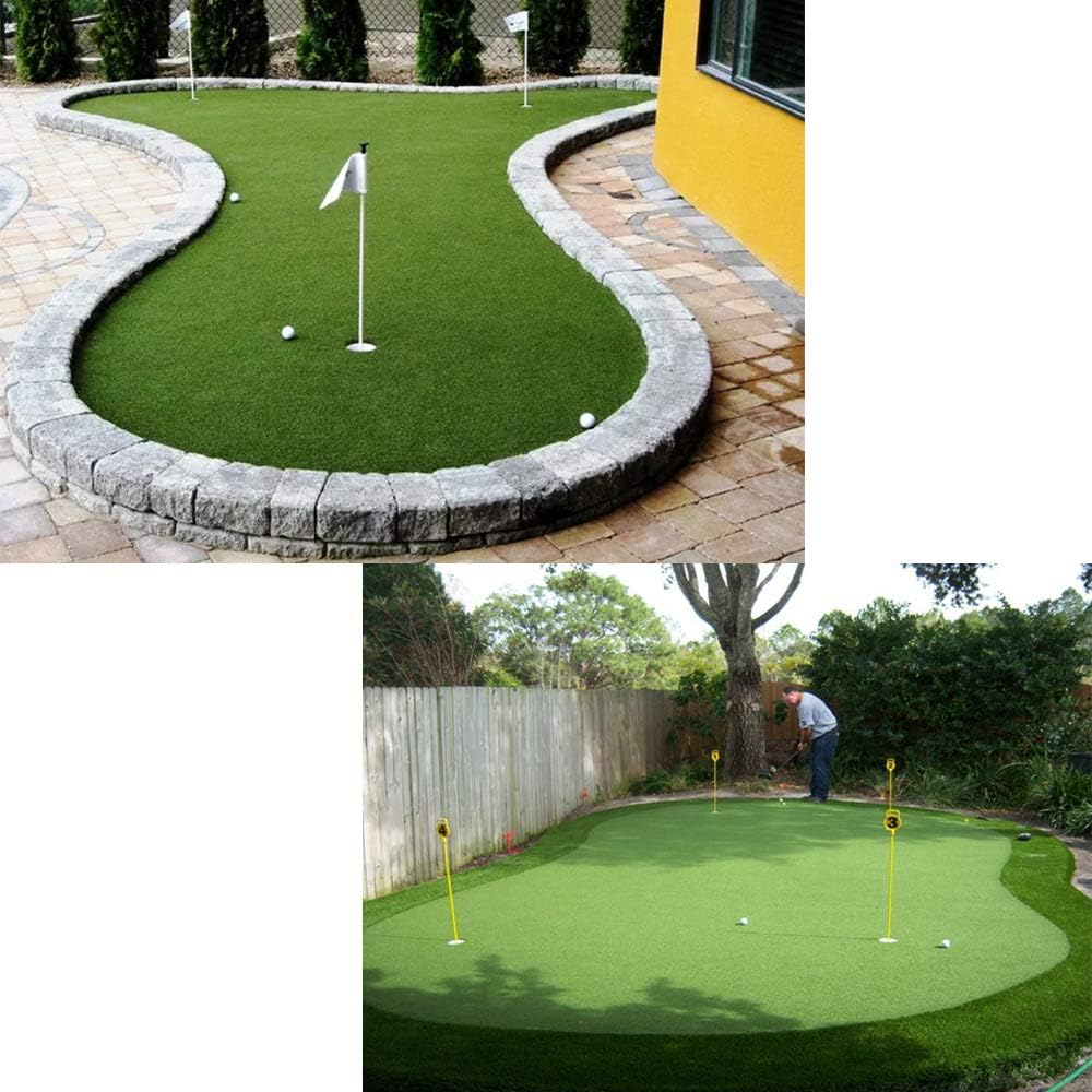 Golf Putting Green - Artificial Grass Turf 4FTx6FT, Indoor/Outdoor Training Mat, Synthetic Fake Grass for Baseball, Football, Gym Sports