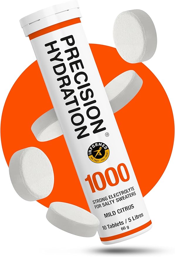Precision Hydration Electrolyte Tablets - Multi Strength Effervescent Hydration Tablets - Combats Cramp - Low Calorie, Glu...