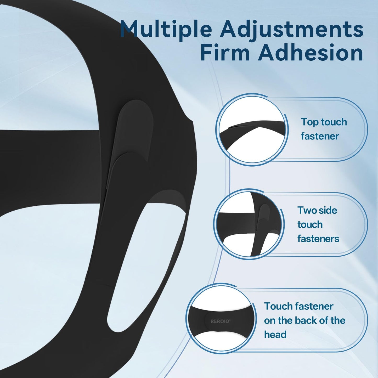 REROIO Snore Stopper for CPAP Users Chin Strap