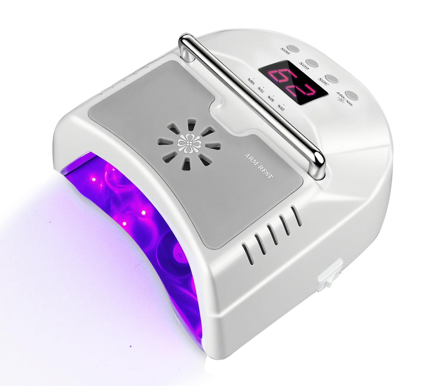 Cordless LED UV Nail Lamp,Professional Uv Llight for Gel Nails,OBEEGOO Nail Dryer for Acrylic Gel,Curling Lamp for Beauty Salon