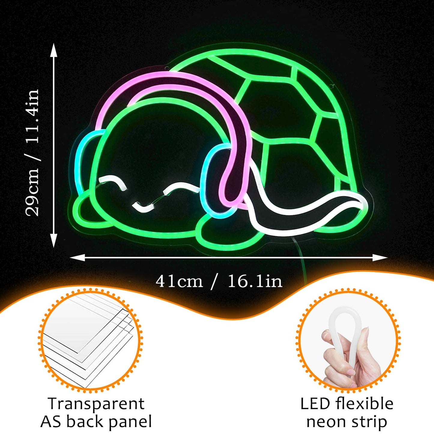 Turtle Neon Sign Led Green White Pink Neon Light Art Turtle Wall Light Up Sign Dimmable Neon Sign For Bedroom Bar Man Cave Club Party Wall Decor Gift