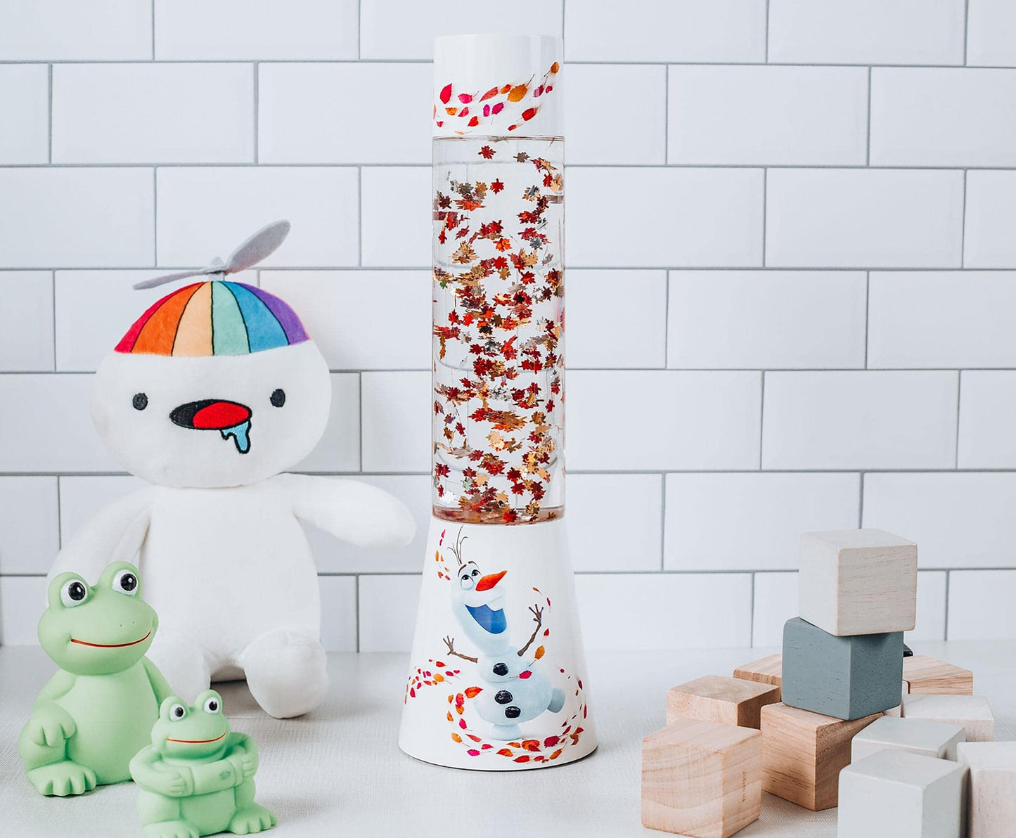 Ukonic Disney Frozen 2 Olaf Motion Lamp | LED Bedside Table Light | 12 Inches Tall | Frozen Olaf | Model 16329