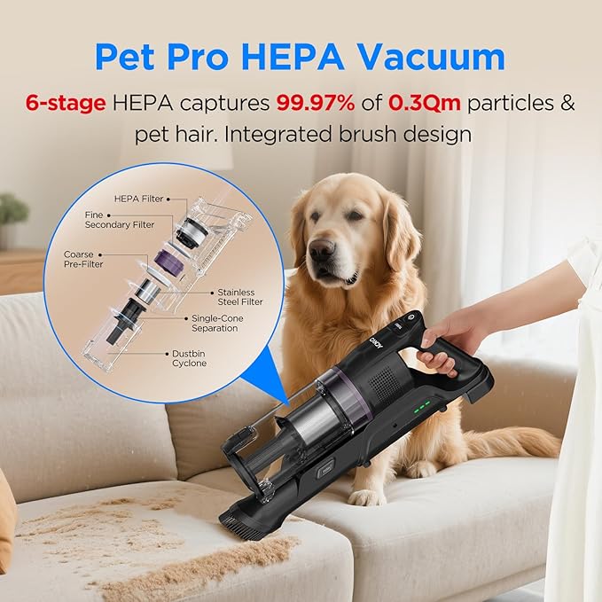 Candy Cordless Vacuum Cleaner,45Mins Vacuum Cleaners for Home,Stick Vacuum,Strong Suction,Removeable Battery,Anti-Tangle,One Click Clean,Lightweight Handheld for Hardwood Floor Carpet Pet Hair Car