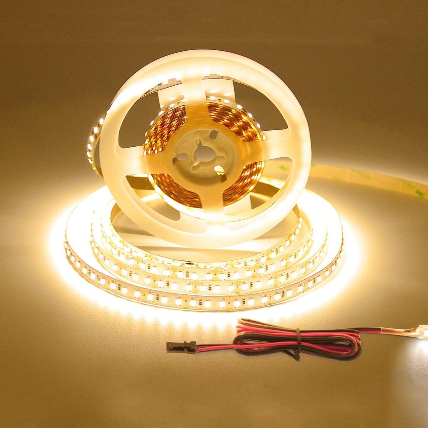 VST LED Strip Lights 120 LEDs/m 1000Lm/M 9.6W/M 12V Cuttable Dimmable 16.4ft Warm White FS31