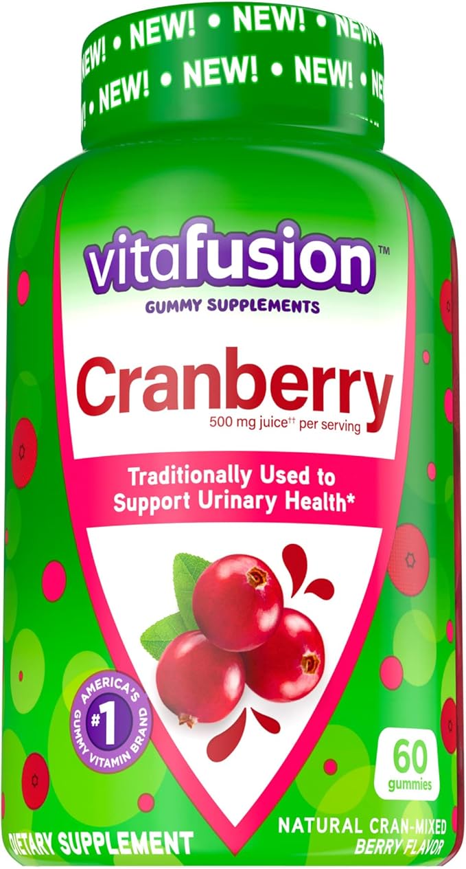 Vitafusion Cranberry Gummies for Women 500mg and Multi+ Immune Support Gummies with Vitamin C Zinc Daily Multivitamins 90 Count