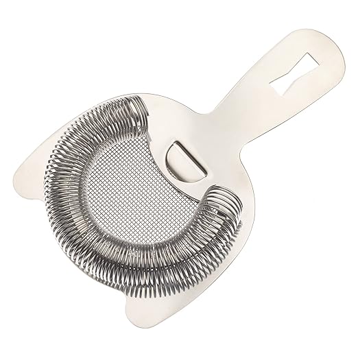 Barfly Fine Mesh Spring Strainer, Stainless Steel