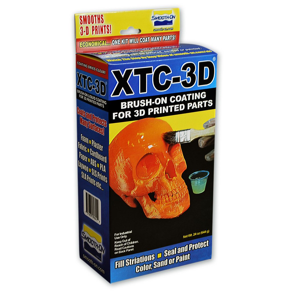 Smooth-On XTC-3D™ 20 3D Print Coating, 24 oz - Brush-On Coating for 3D Printed Parts