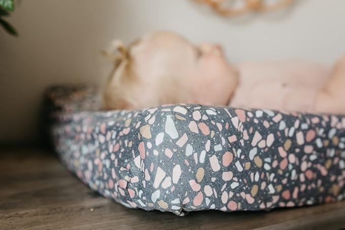 Copper Pearl Premium Knit Changing Pad Cover Soft, Stylish, and Universal Fit for All Standard Diaper Changing Pads, Trendy Design Changing Pad Covers, Gemini