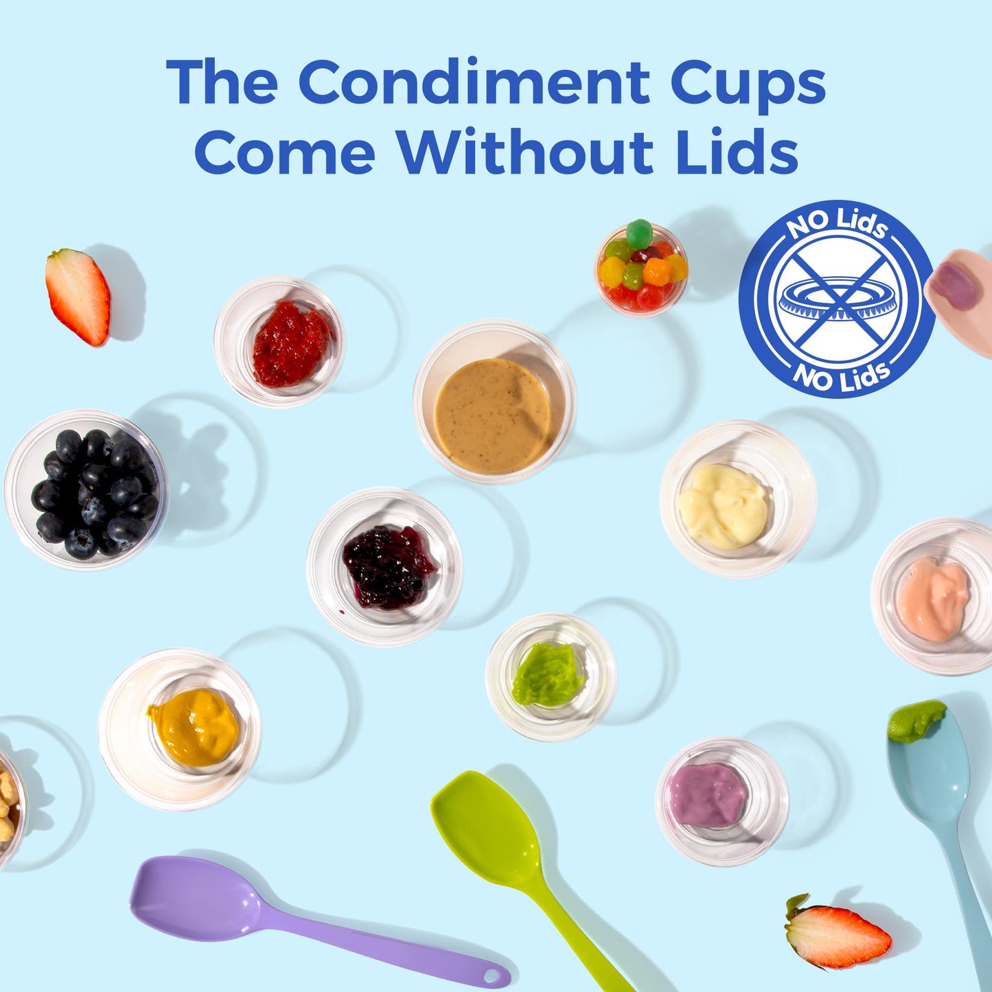 Fit Meal Prep 250 Pack 2 oz BPA Free Condiment Cups No Lids, Disposable Jello Shots Containers, Small Dipping Sauce Cups, Plastic Ramekins in Bulk, Stackable Souffle Cups for Sample, Portioning