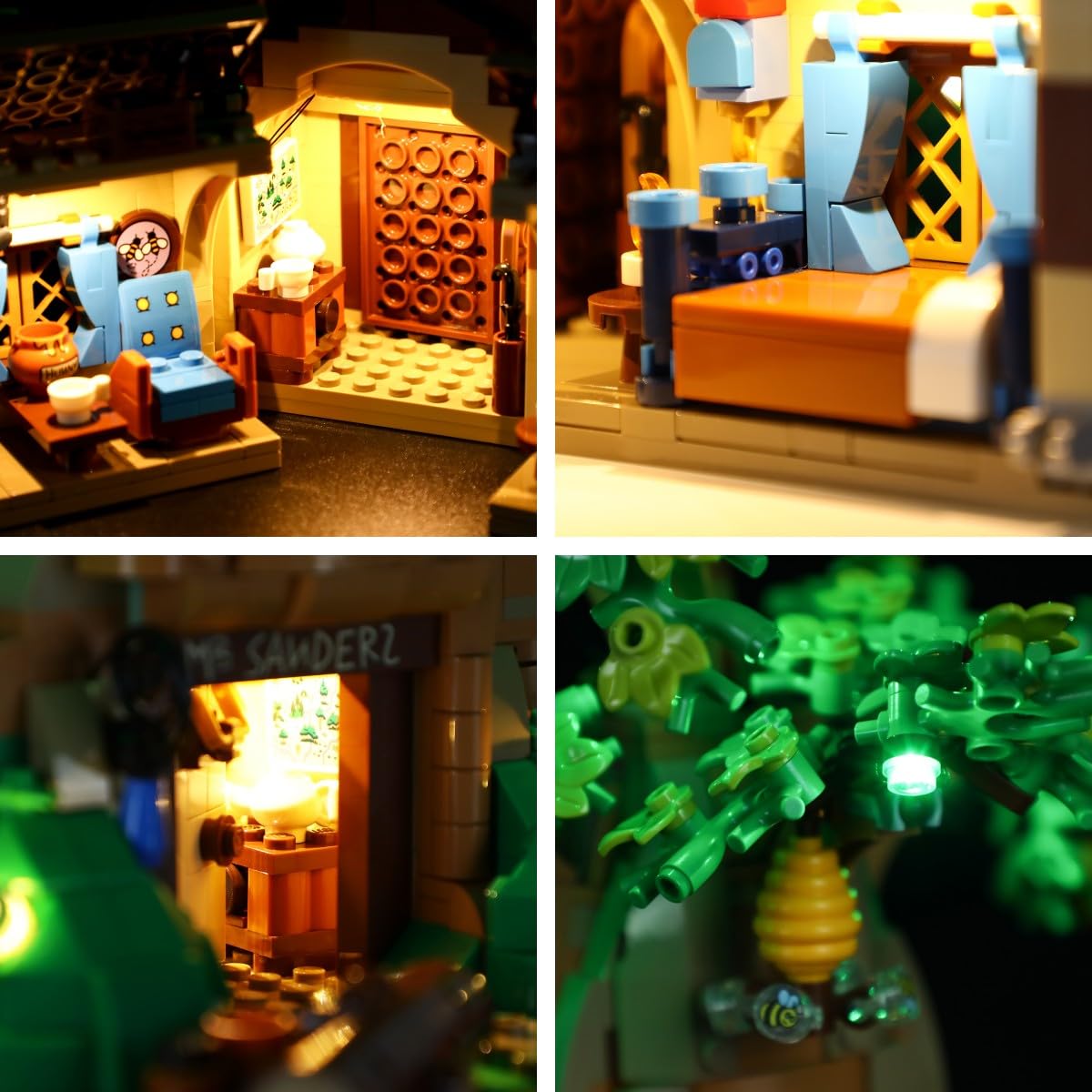 LIGHTAILING Light Set for Winnie The Pooh Building Blocks Model - LED Kit Compatible with Lego 21326, Medium Size, Model LGK432