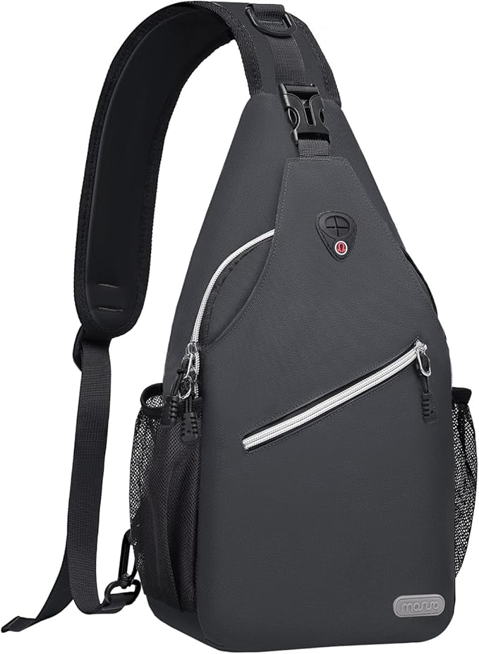 MOSISO Sling Backpack, Multipurpose Crossbody Shoulder Bag Travel Hiking Daypack