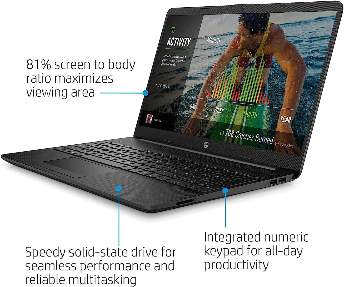 Hp Flagship 15.6 Hd Pavilion Laptop For Business And Student, 16Gb Ram, 1Tb Ssd, Intel Quad-Core Pentium N5030, Webcam, Online C