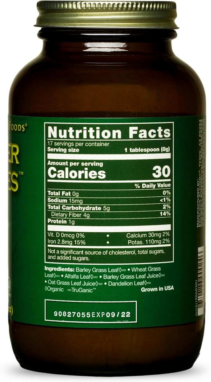 HealthForce SuperFoods Greener Grasses - 5 Oz Powder