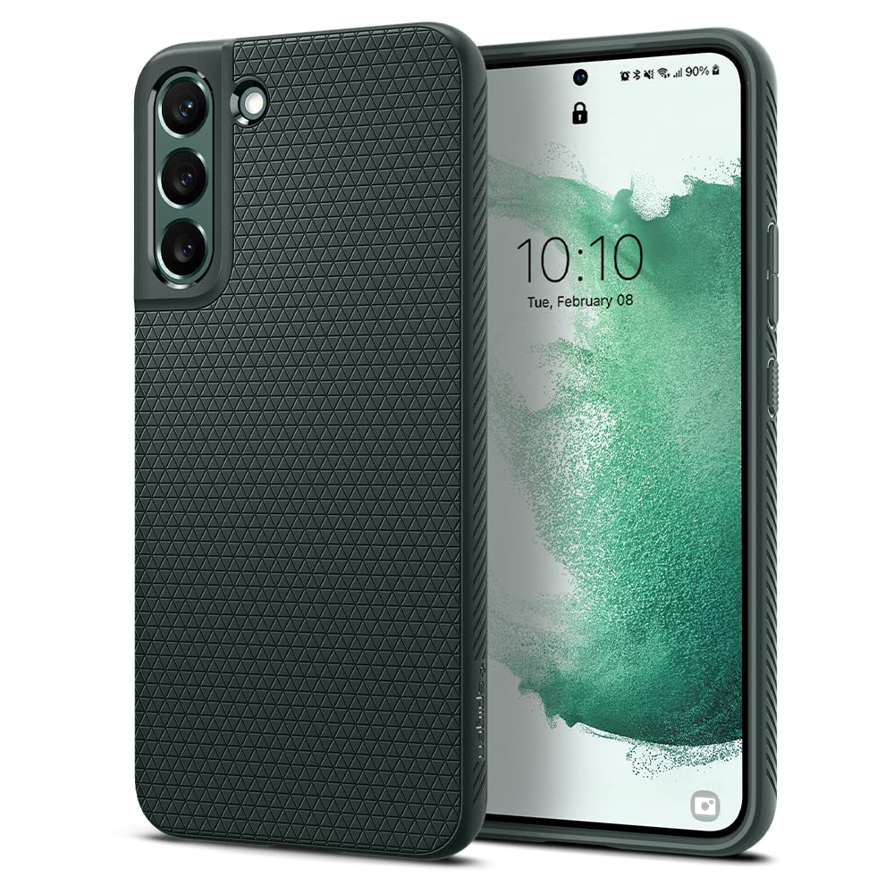 Spigen Liquid Air Designed For Galaxy S22 Plus Case (2022) - Abyss Green
