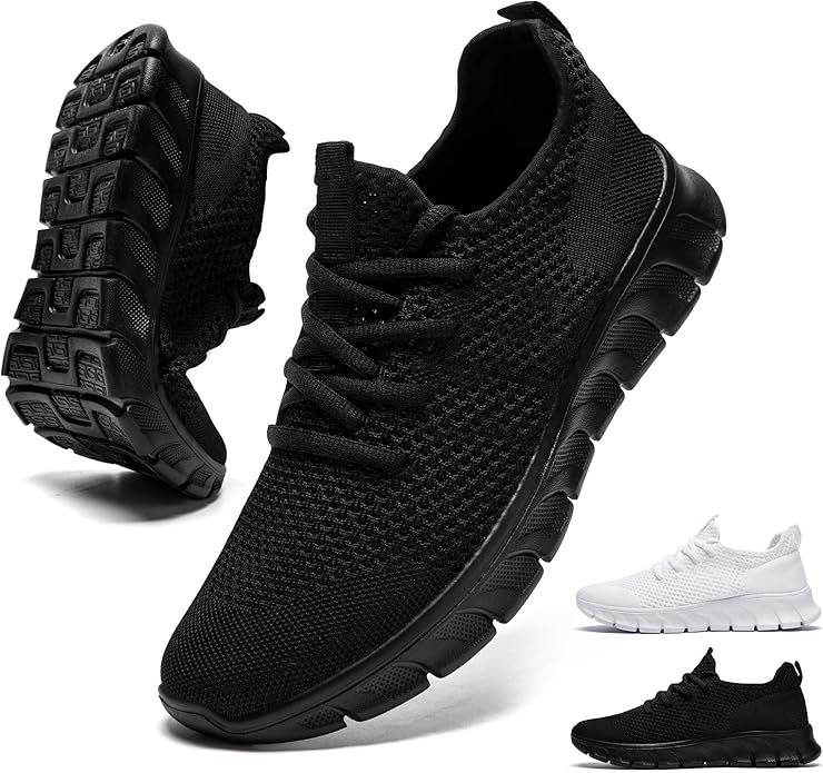 GDEKLO Mens Running Shoes Walking Tennis Sneakers Slip on Gym Workout Athletic Lightweight Casual Sport Shoes