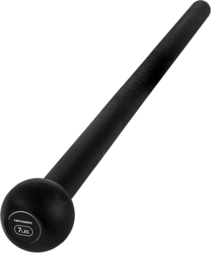 Retrospec Revolve Steel Macebell for Strength Training, Rehabilitation, Stretching, Conditioning and Rotational Training -...