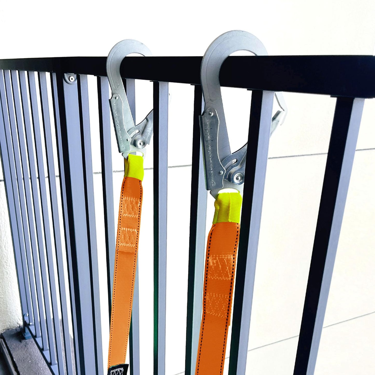 Fire Escape Ladder with 2 Heavy Hooks, 26.5 Feet Emergency Fire Ladder for 2-3 Story Homes, Reusable Safety Rope Ladders for Window Balcony Railing Treehouse, Orange