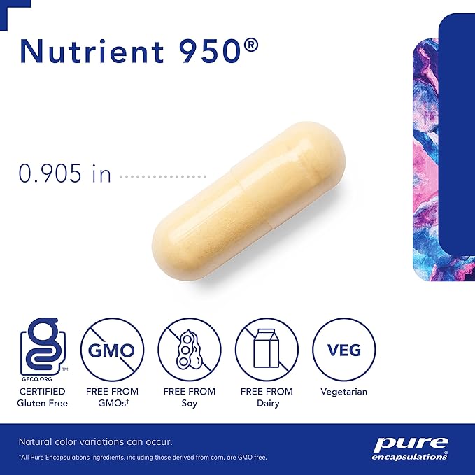 Pure Encapsulations Nutrient 950 | Multivitamin Mineral Supplement to Support Physiological Functions and a Healthy Lifestyle* | 360 Capsules