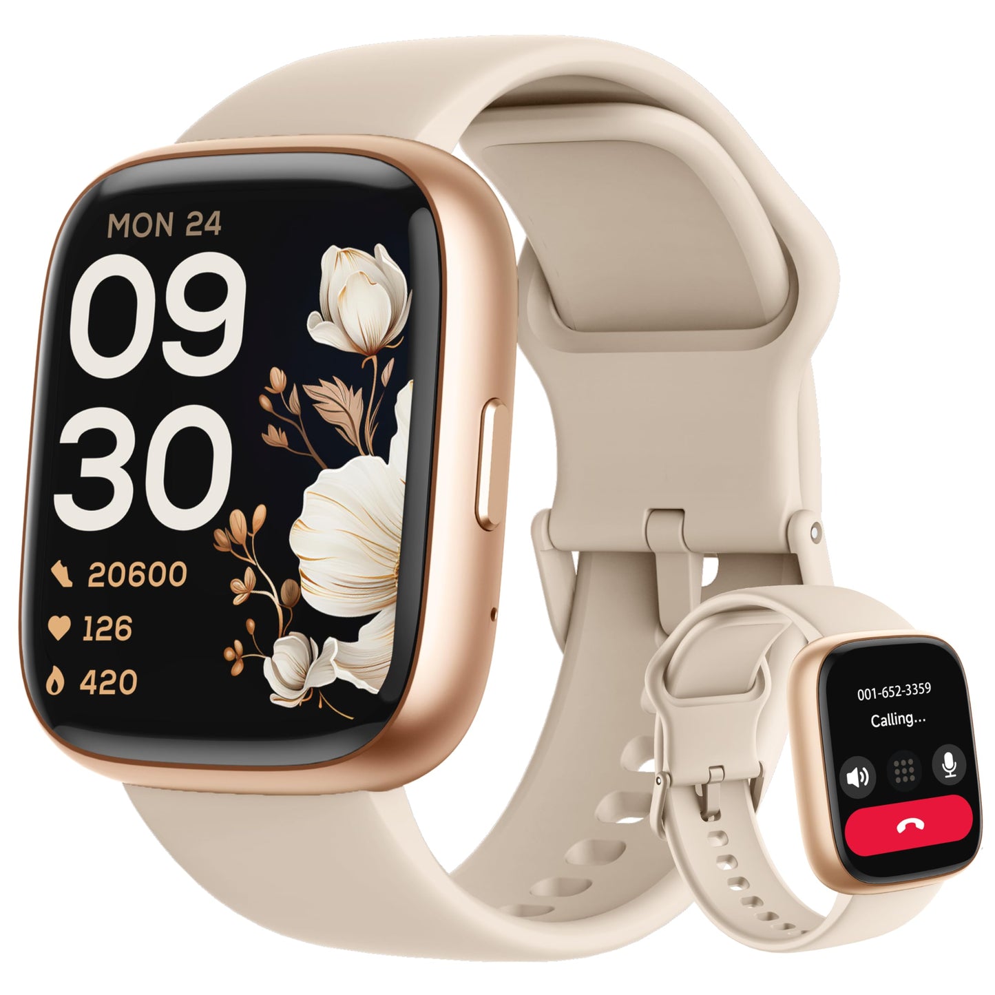 Lodimeke Smart Watch, Alexa Built-In, Answer/Make Calls 44Mm Smartwatch Women Men, 1.83 Sports Watch Ip68 Waterproof, Heart Rate