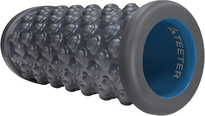 Teeter Massage Foam Roller - Textured for Deep Tissue Muscle Relief to Boost Recovery, Flexibility, Mobility - Back Pain R...
