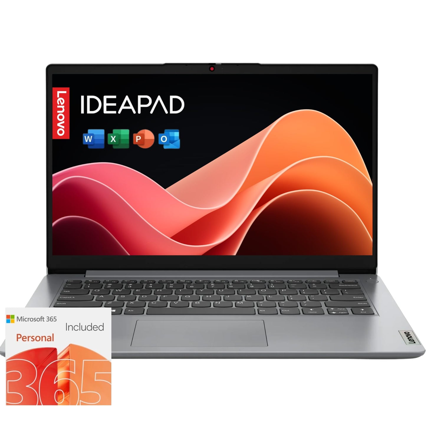 Lenovo Ideapad 1I Laptop With Microsoft 365 Home And Business  20Gb Ram  1Tb Cloud Storage And 256Gb Ssd  Intel Core  14 Anti-Gl