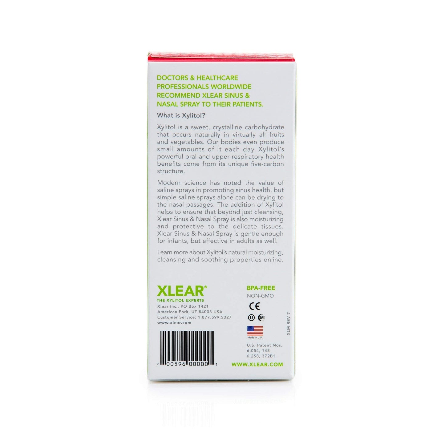 Xlear Natural Nasal Spray with Xylitol, 1.5 fl oz (Pack of 12)