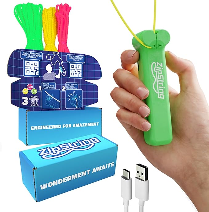 ZipString Original - As Seen on Shark Tank - Classic Rope Launcher Toy, Perfect for Kids & Adults - Fly a String Loop in T...