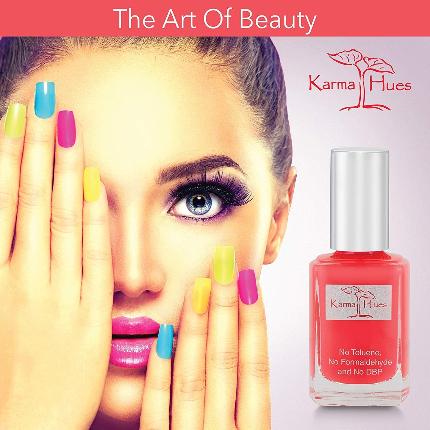 Karma Naturals Nail Polish - Non-Toxic, Vegan & Cruelty-Free (Linda, 0.43 fl oz)