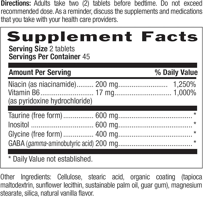 Country Life GABA Relaxer – 90 Tablets | Rapid Release Formula for Relaxation, Stress & Sleep Support | With GABA, Amino Acids & B Vitamins | Certified Vegan, Gluten-Free, Non-GMO