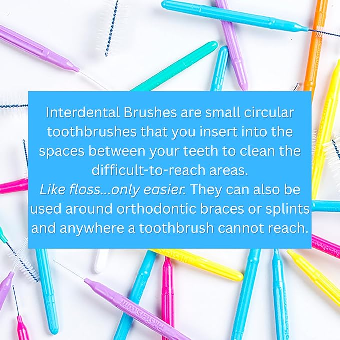 Piksters Interdental Brushes, Size 4, Red Handle