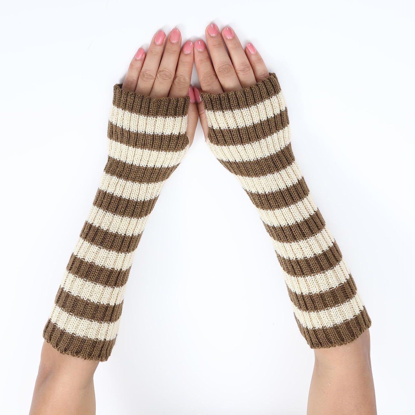 yolrdiw Therian Stuff Emo Grunge Fingerless Gloves Cute Cat Ears Hat Fairycore Stackable Bracelets