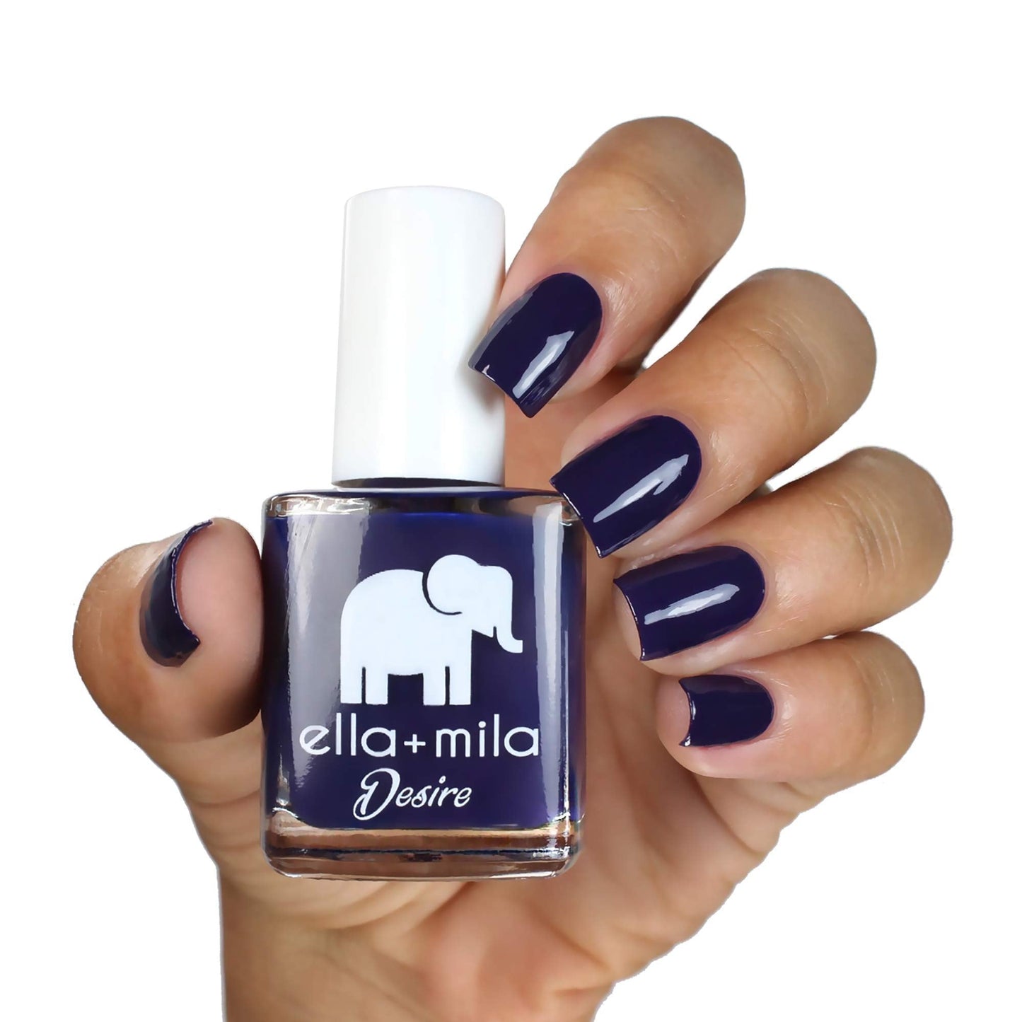 ella+mila Professional, Quick Dry, Long-Lasting & Chip-Resistant Purple Nail Polishes (Bite Me - 0.45 fl oz)