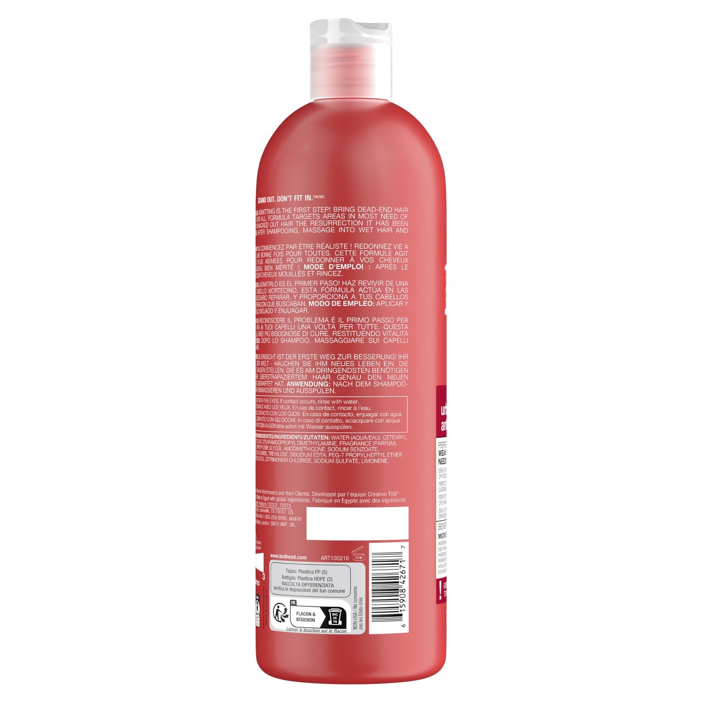 Tigi Bed Head Urban Anti+dotes Resurrection Conditioner Damage Level 3, 25.36-Ounce