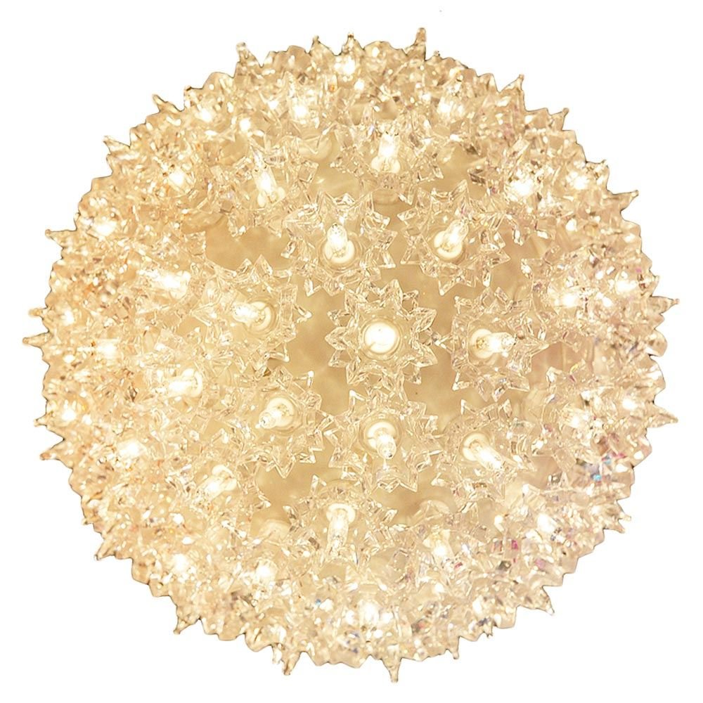 Novelty Lights Starlight Sphere 150-Light Ornament Ball Light, Clear, 10in, Commercial Grade with 5ft Hanging Cord, Model A-SS150-CL