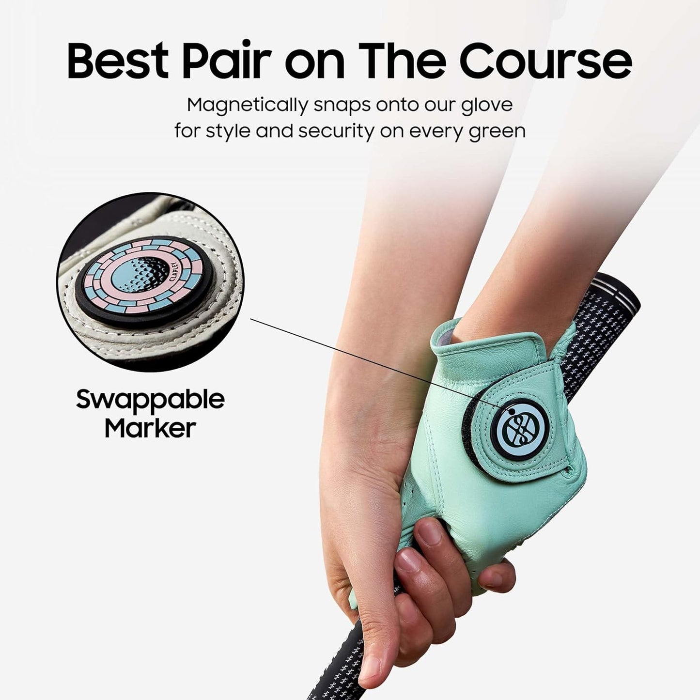 Ball Markers, 0.9 Inch, Made from Stainless Steel and Oven-Cured Enamel; an Essential Accessory for Golfers, Eye-catching and Easy to Spot On The Green, Pack of 4