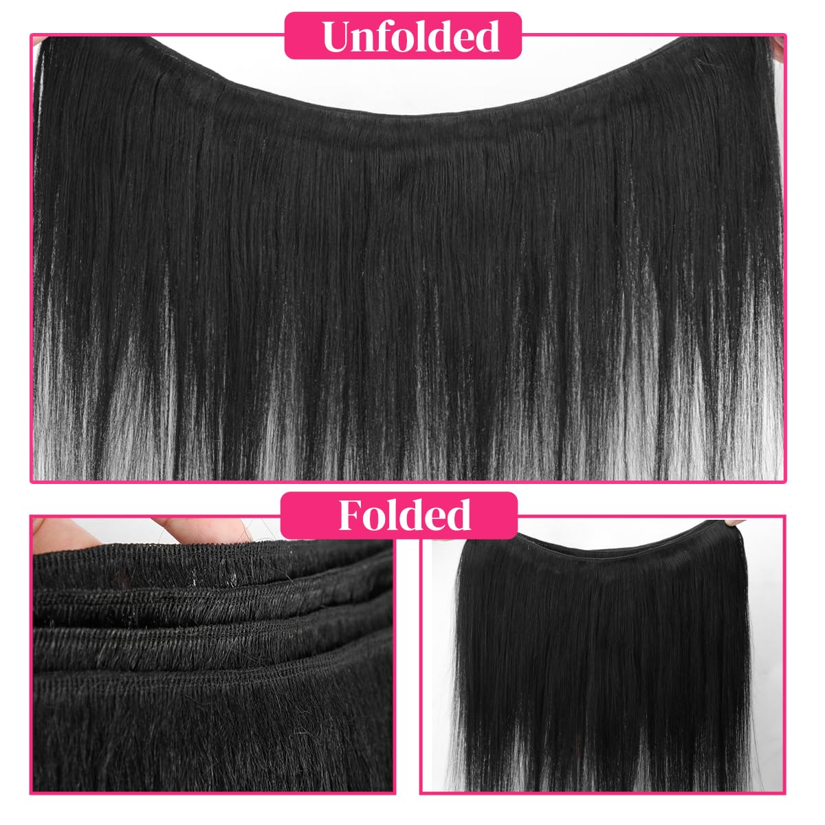 18 20 22 Inch 3 Bundles Human Hair Straight 12A 100% Unprocessed Brazilian Virgin Human Hair Bundlles Straight Natural Black, Tr