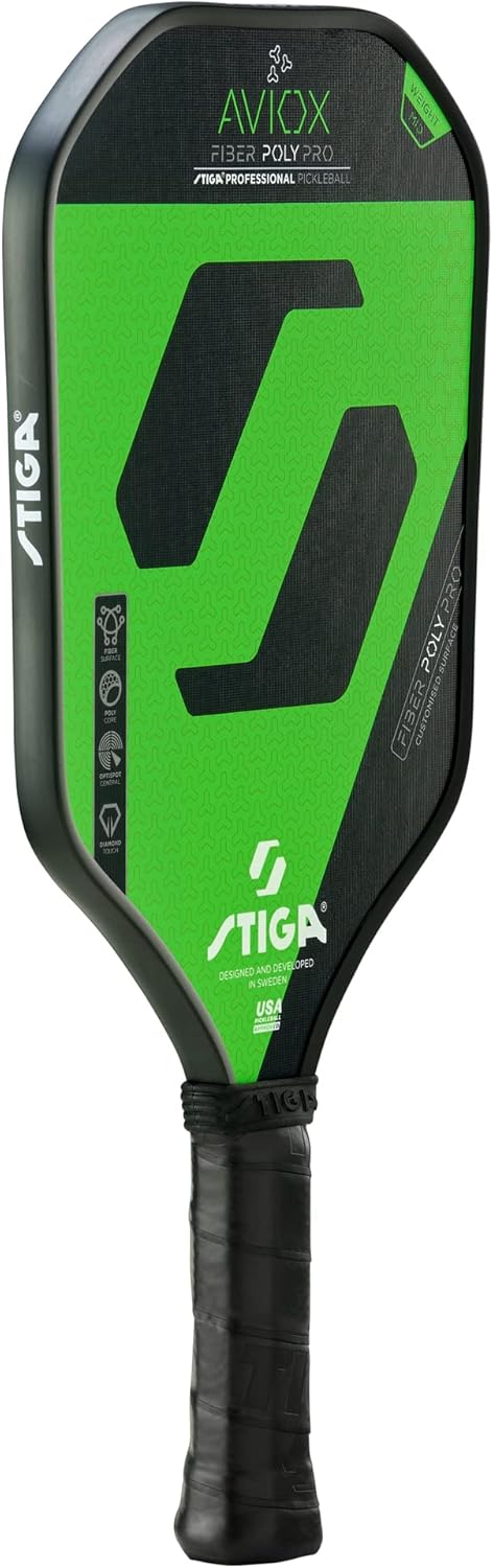 STIGA Aviox Pickleball Paddle | Midweight Paddle - USAPA Approved - Designed in Sweden