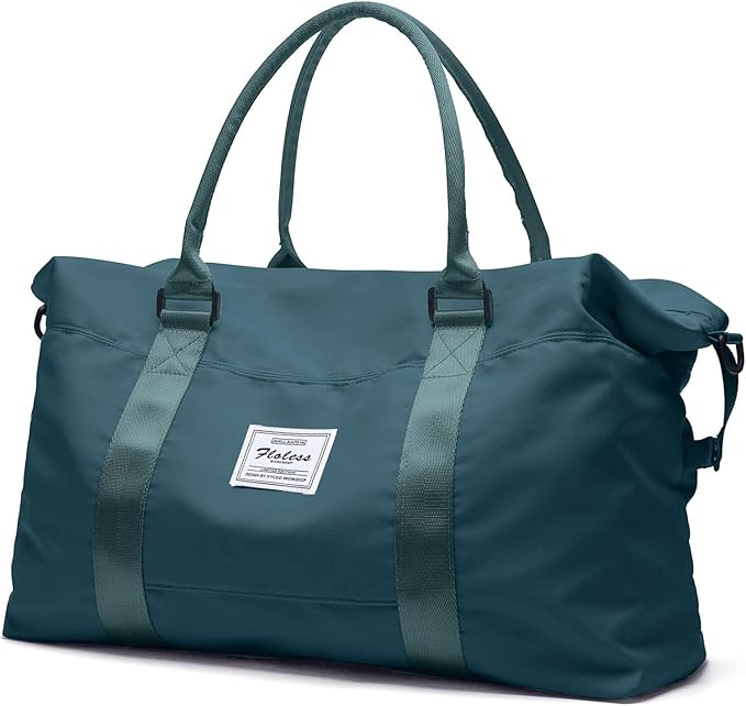 Travel Duffel Bag,Sports Tote Gym Bag,Shoulder Weekender Overnight Bag for Women