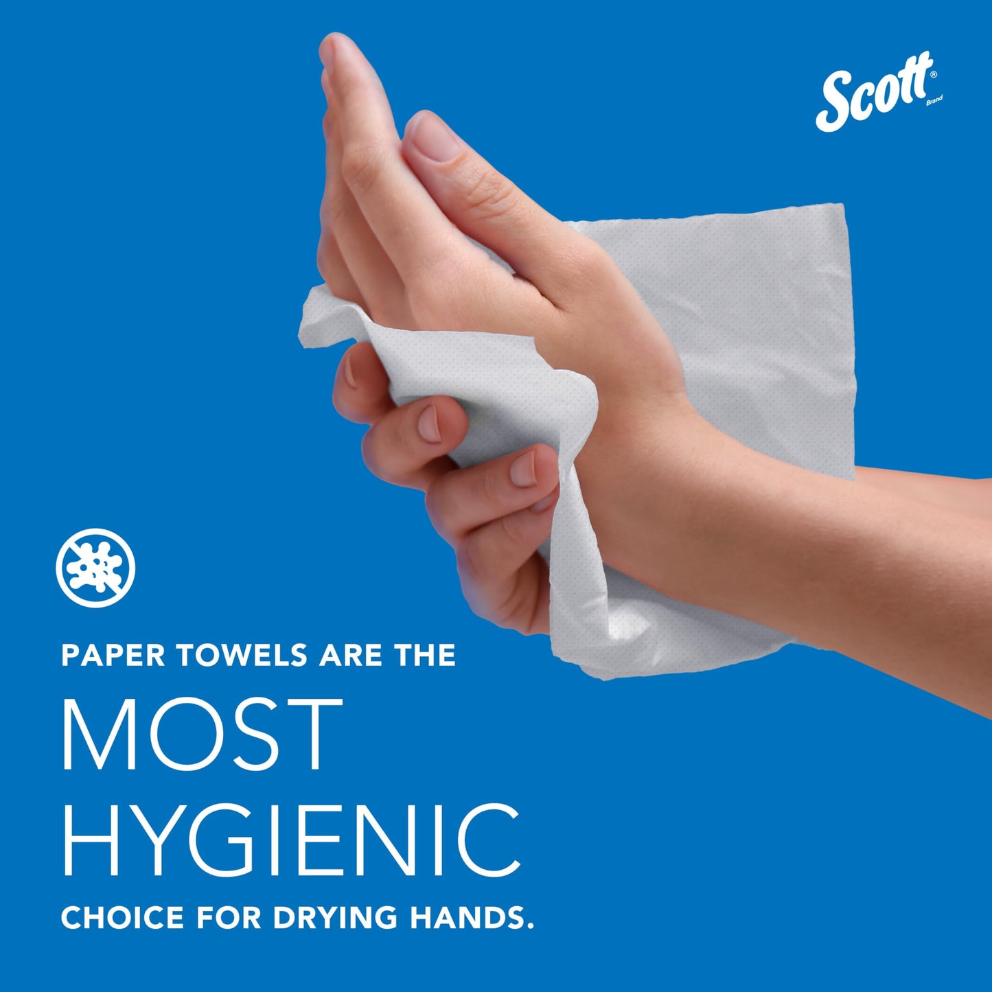Scott Professional Universal Multifold Paper Towels, Bulk (01804), Absorbency Pockets, White, 9.2"x9.4" Towel, Compressed (250 Sheets/Pack, 16 Packs/Case, 4,000 Sheet Total)