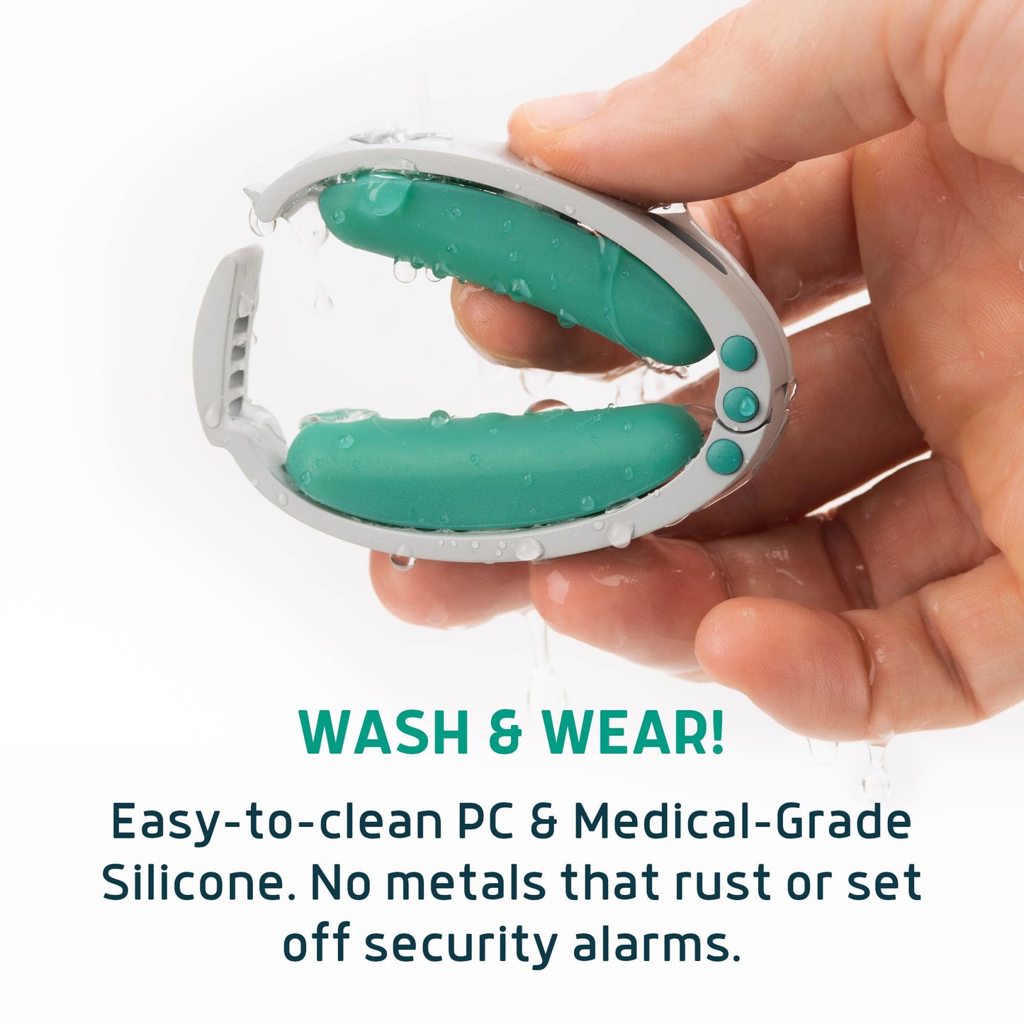 LUNDERG Confidence Clamp - The Original Incontinence Clamp for Men with 3 Removable Top Pads (S, M & L) for Reliable Control and Everyday Confidence - Male Incontinence Products
