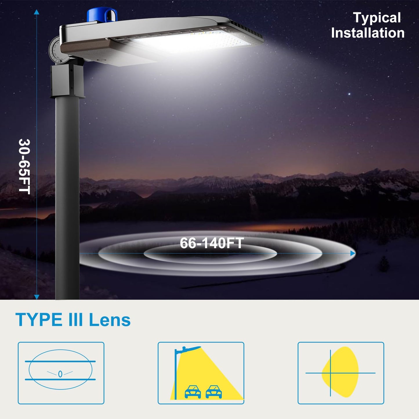 Lightdot 2Pack 600W Parking Lot Lighting 90000Lm(150Lm/W) 5000K Led Pole Lights Outdoor With Dusk To Dawn Etl Ip65 Led Parking Lot Lights Outdoor Pole Mount- 7Yrs Warranty