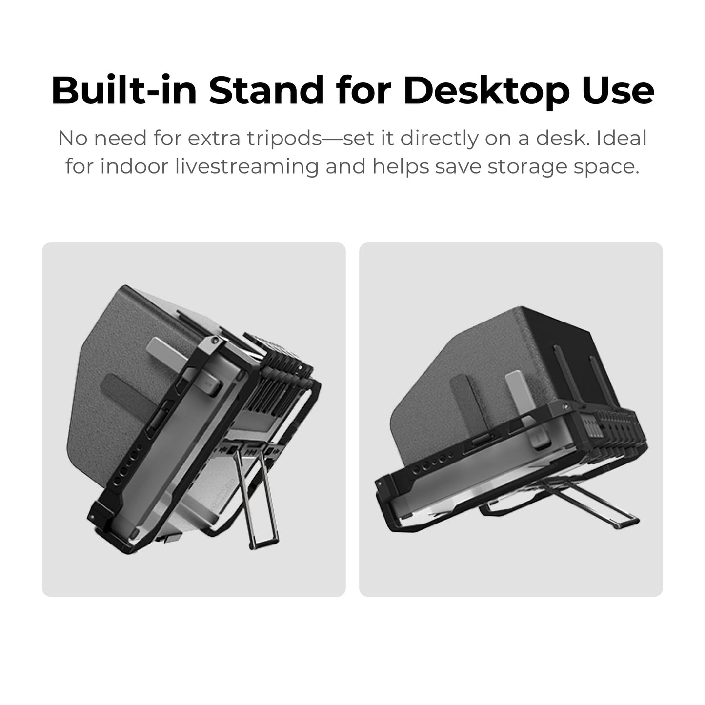 Yololiv Yolobox Extreme Cage - Aluminum Protective Cage With Cold Shoe Mounts, 1/4 Threads, Quick-Release Sun Hood