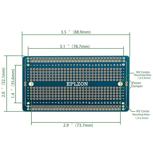 Solderable Breadboard PCB Board Gold-Plated Solder Breadboard for DIY Electronics Projects Apply to Arduino Soldering Projects 3.5"x2.05" & 2.0"x1.5"(Pack of 6 + 2 Mini Board,Multicolor)