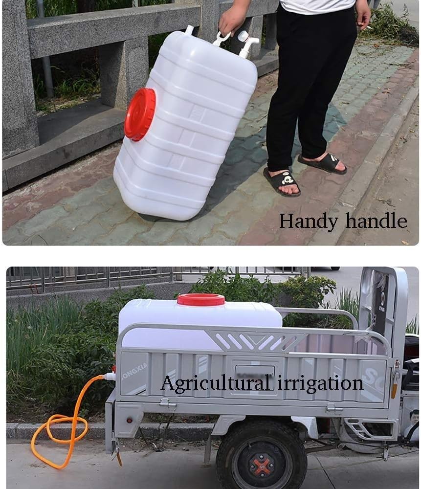 Water Tank Water Storage Containers for Emergency and Camping with Handle Outdoor Portable Food Grade Plastic Car Water Tank for Travel Outdoor （25L/50L/75L/110L/200L/150L） (Size : 200l)