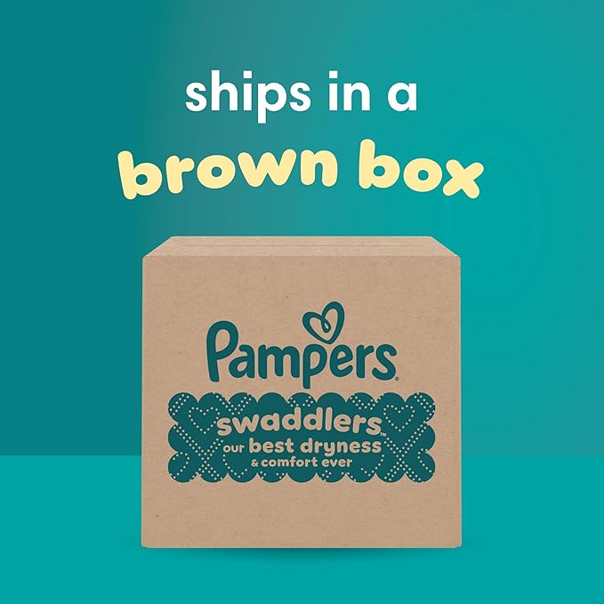 Pampers Swaddlers Diapers, Size 1 (8-14 lbs), 198 Count, Absorbent, Keeps Baby Dry and Comfortable, Skin Safe Disposable Baby Diaper (Packaging May Vary)