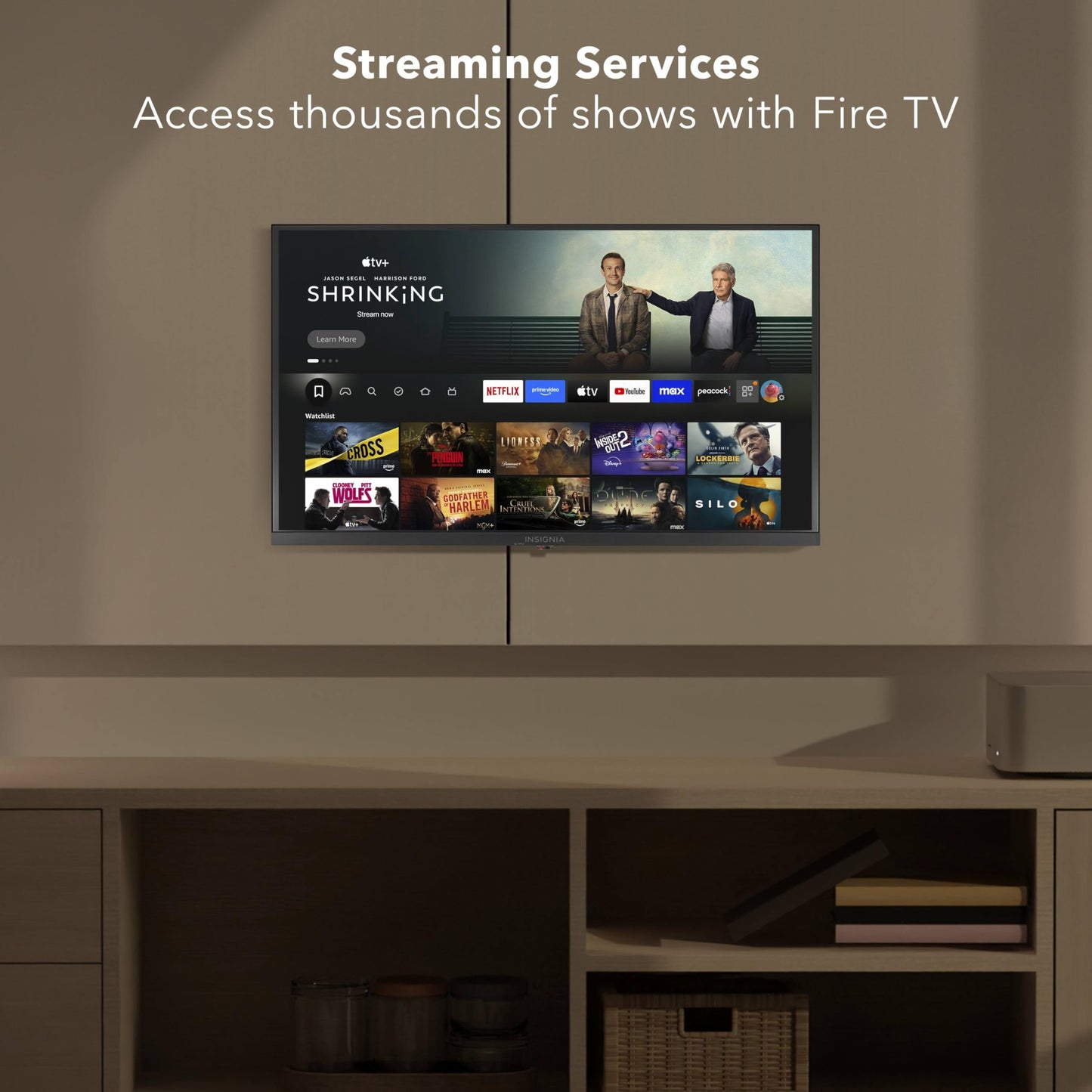 INSIGNIA 40" Class F40 Series LED Full HD Smart Fire TV with Alexa Voice Remote (NS-40F401NA26)