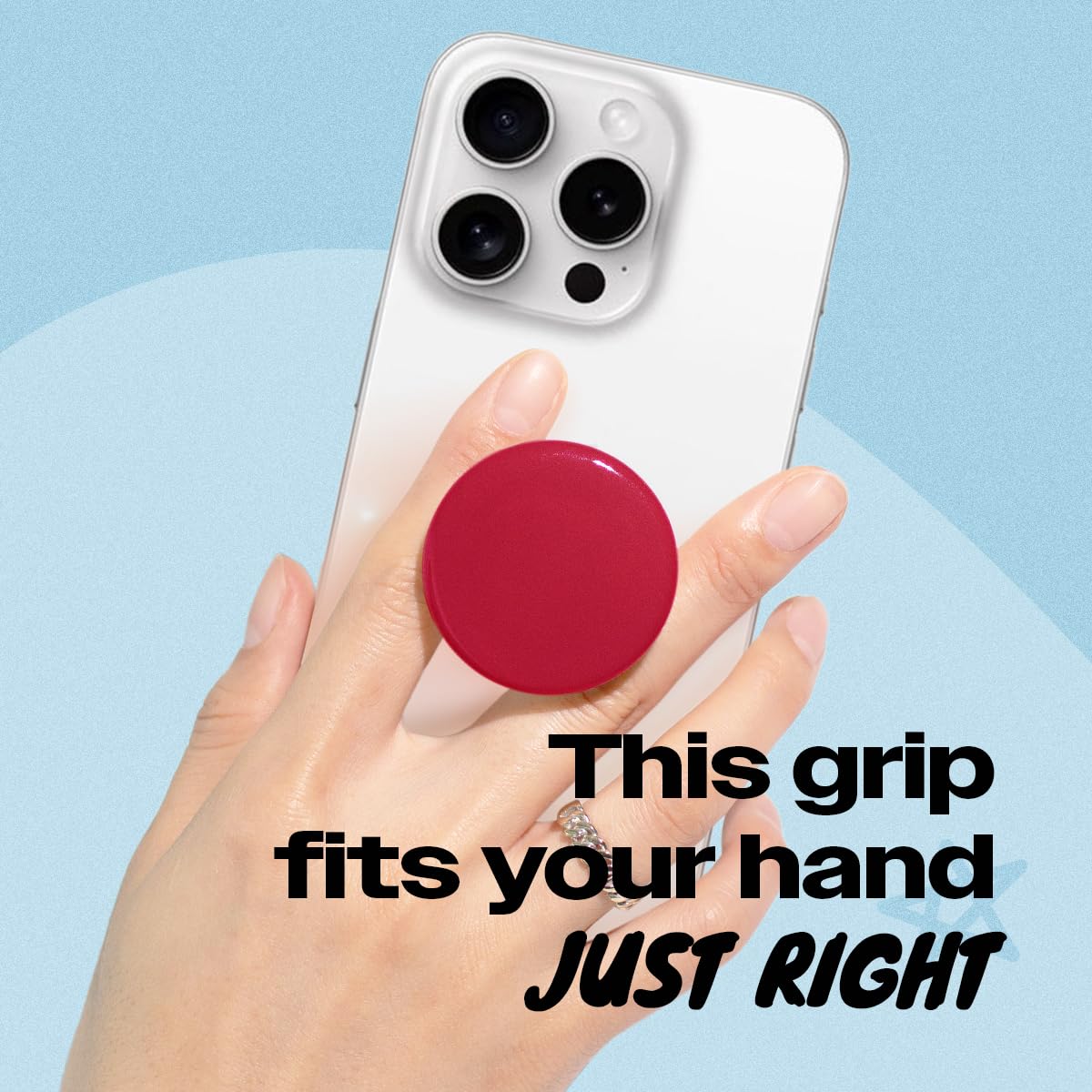 Onthegrip Cute Solid Macaron Color Round Shape Collapsible Mobile Phone Grip Stand Holder For Smartphone Tablet Cell Phone Acces