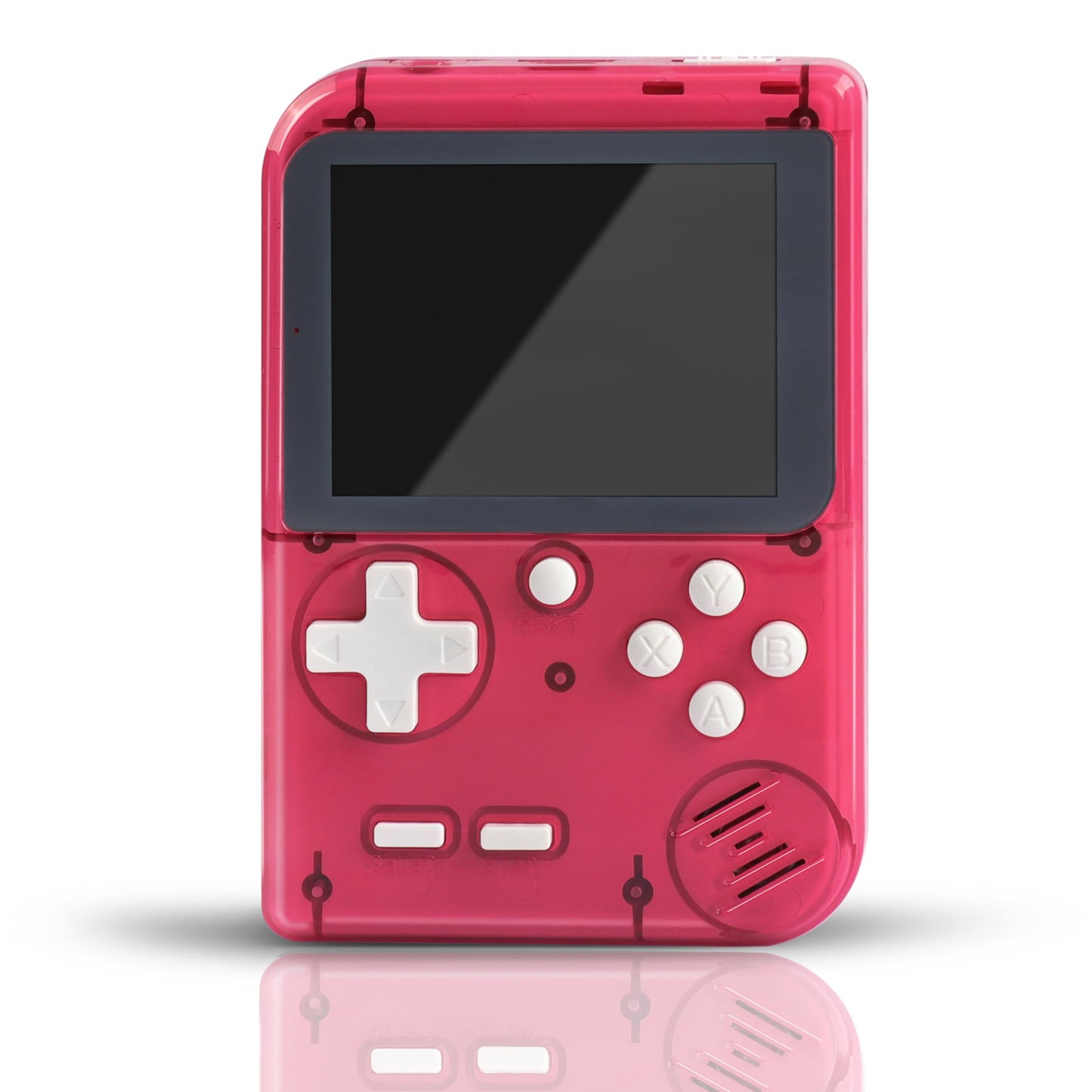 Retro Handheld Game Console,Portable Video Game Console with 256 Classic Games, 3.0 inches HD Screen, Support TV & Two Players Present for Adults Red