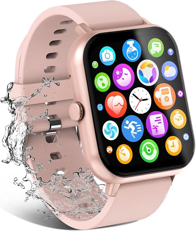 Smart Watch for Men Women Compatible with IOS Android Phone, 1.83" Full Touchscreen IP68 Waterproof Smart Watches,Fitness ...