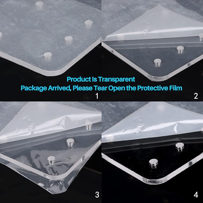 Goabroa Cake Pop Stand, 21 Holes Clear Acrylic Cakepops Display Stand, Transparent Cake pop Holder for Cake pop Sticks Under 0.2 inch (5mm) Diameter